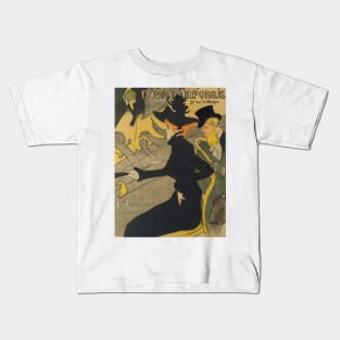 Divan Japonais by Henri de Toulouse-Lautrec Kids T-Shirt